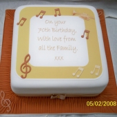Picture of Musician Dad Cake