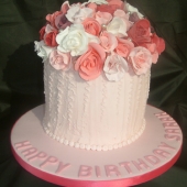 Picture of Rose Bouquet Cake