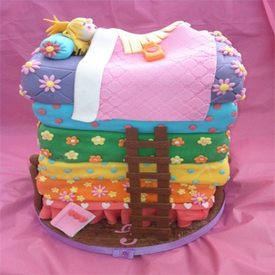 Picture of Princess and the Pea Cake