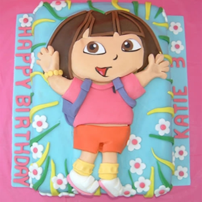 Picture of Dora the Explorer Cake