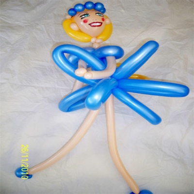 Picture of Blue Ballerina Balloon