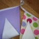 Thumbnail image for: Fabric Bunting - Pink Lilac Yellow